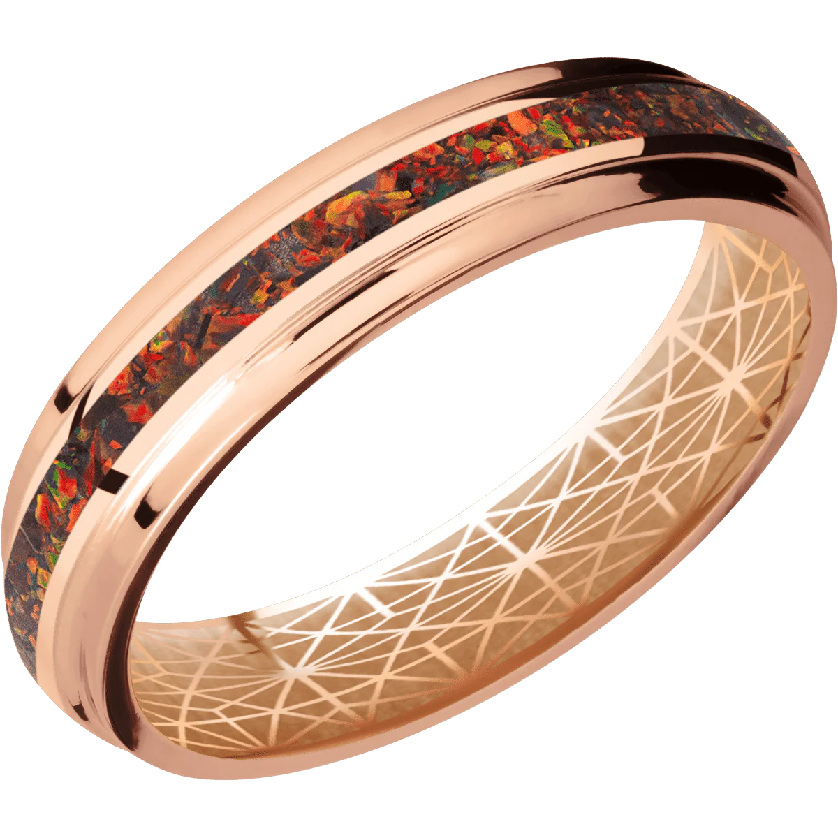 10K Rose Gold + Polish , Polish Finish - Image 2