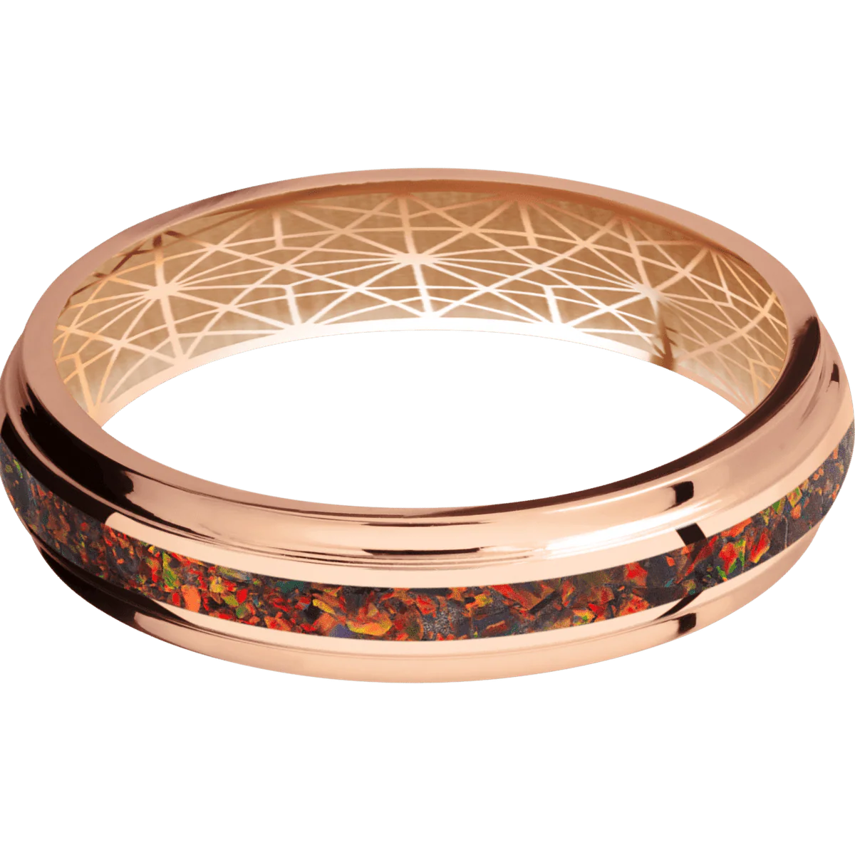 10K Rose Gold + Polish , Polish Finish - Image 3