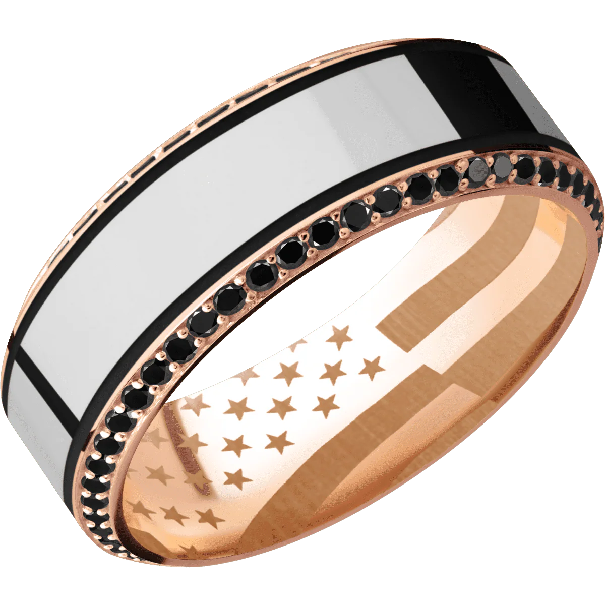 10K Rose Gold + Polish , Polish Finish - Image 2