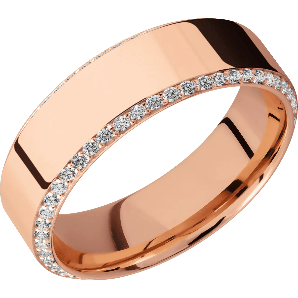 10K Rose Gold + Polish , Polish Finish - Image 2