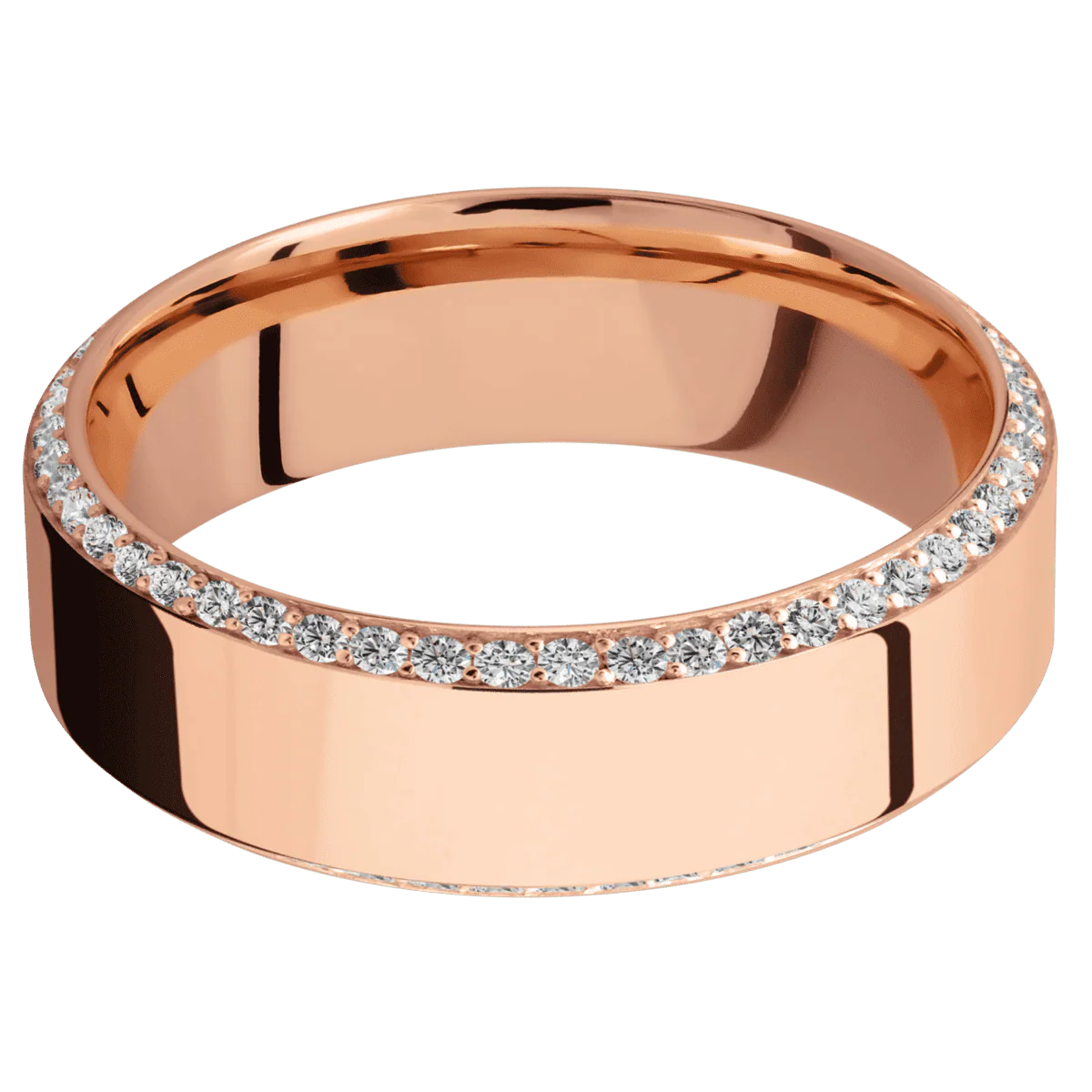 10K Rose Gold + Polish , Polish Finish - Image 3