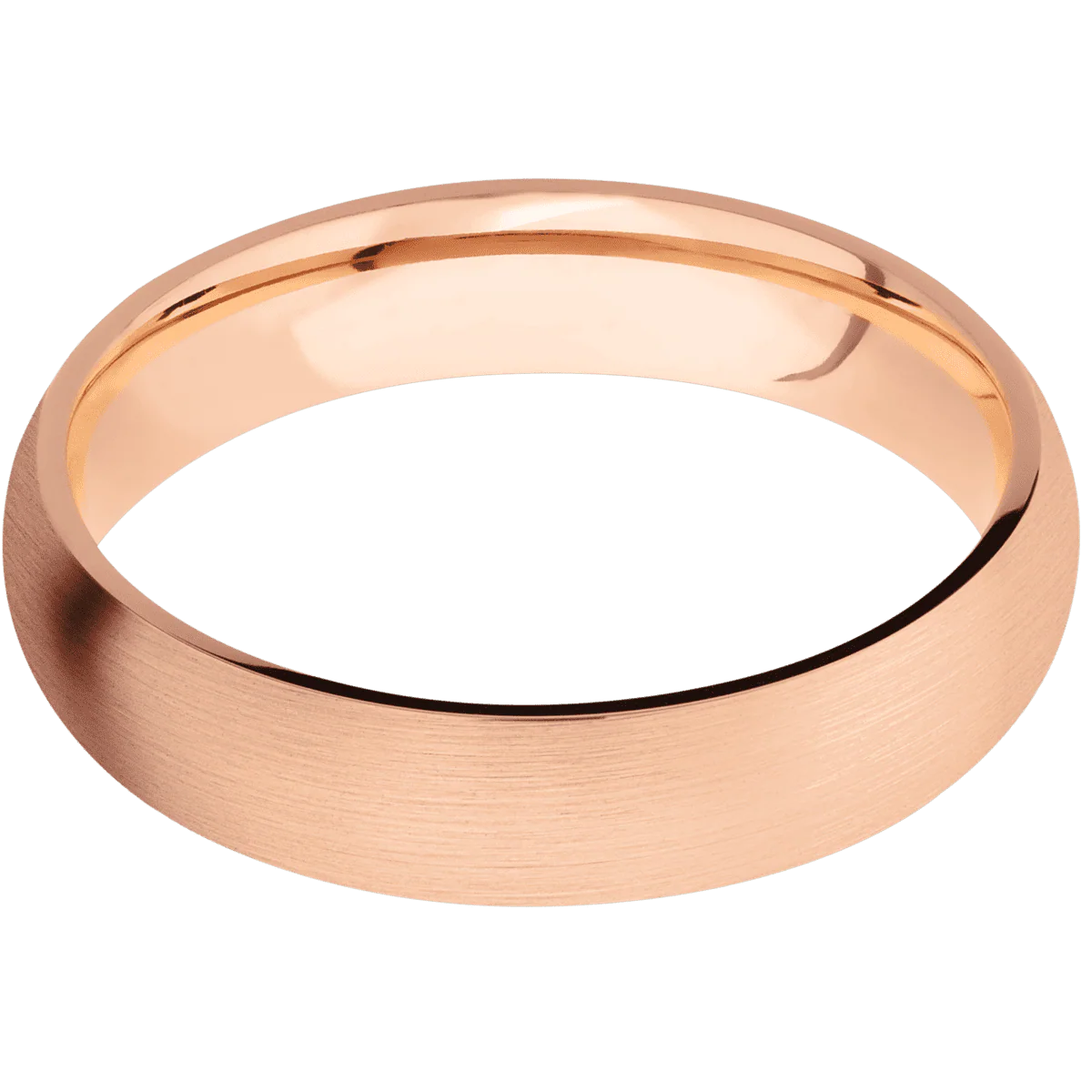 10K Rose Gold + Satin Finish - Image 3