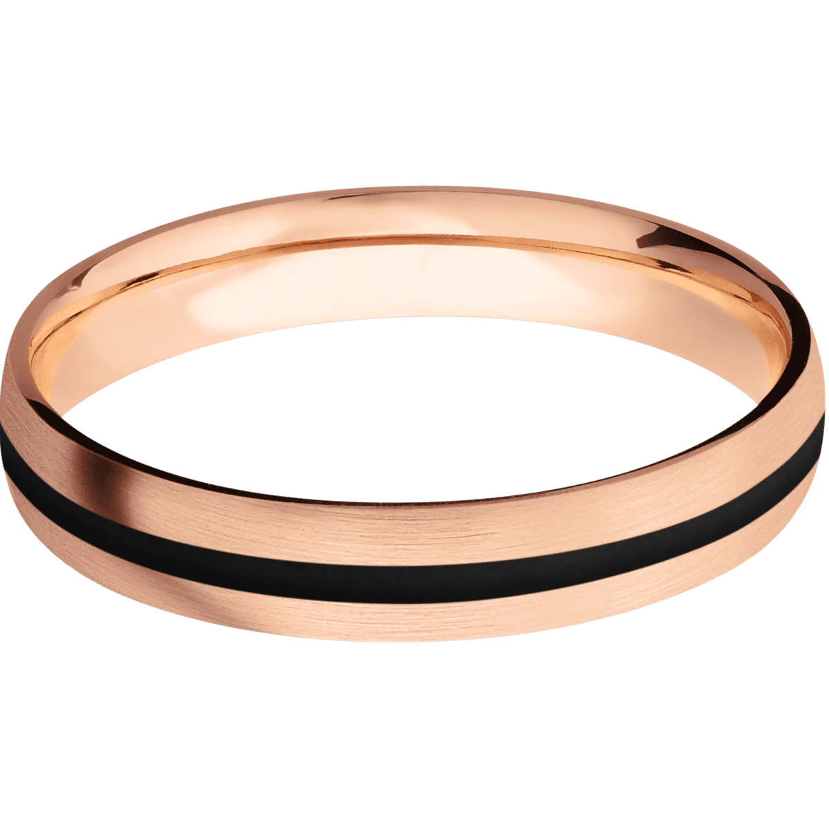 10K Rose Gold + Satin Finish - Image 3