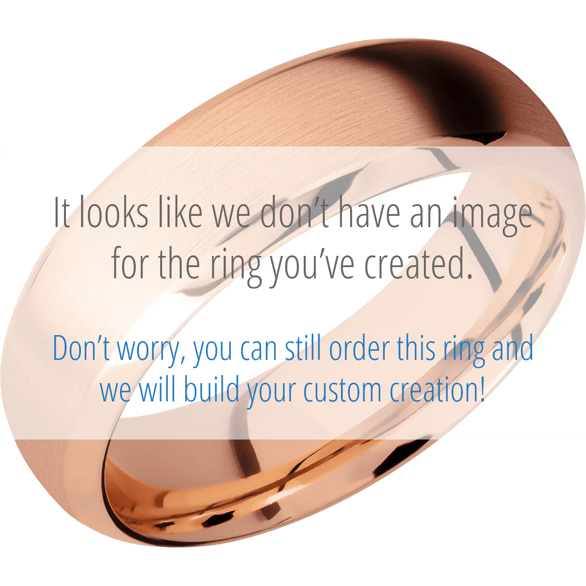 10K Rose Gold + Satin , Polish Finish - Image 2