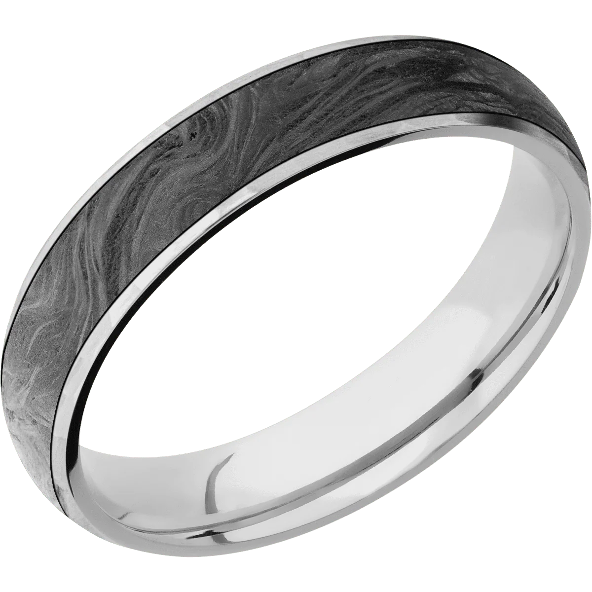 10K White Gold + Hammer Finish - Image 2