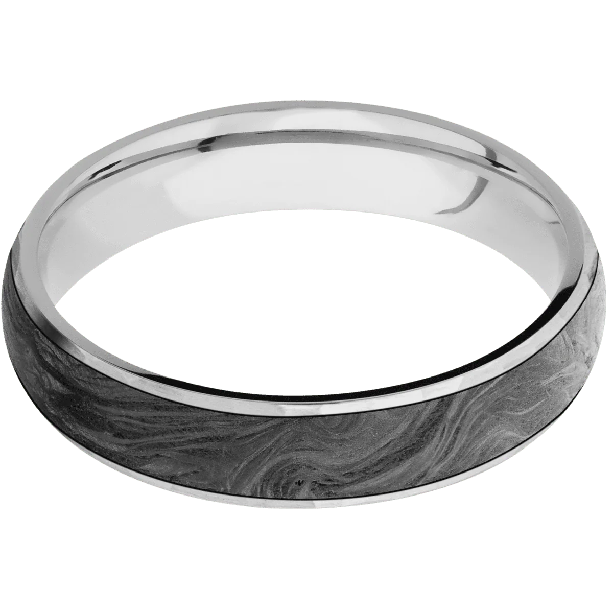 10K White Gold + Hammer Finish - Image 3