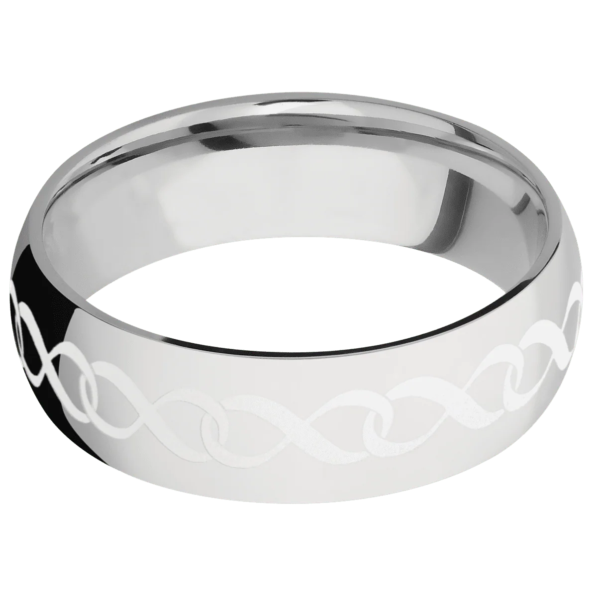 10K White Gold + Polish Finish - Image 3
