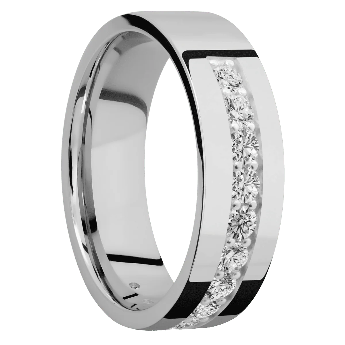 10K White Gold + Polish Finish