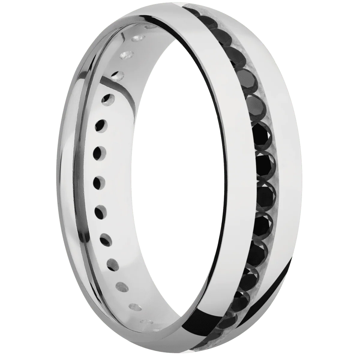 10K White Gold + Polish Finish