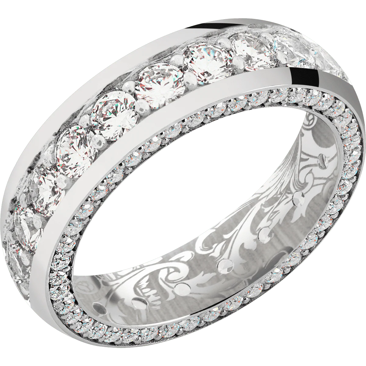 10K White Gold + Polish Finish - Image 2