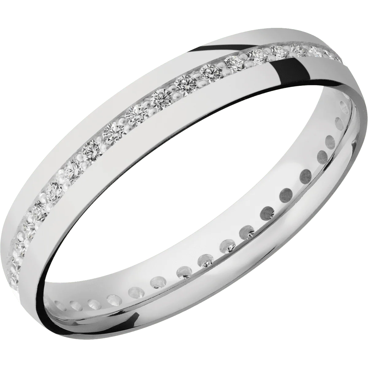 10K White Gold + Polish Finish - Image 2