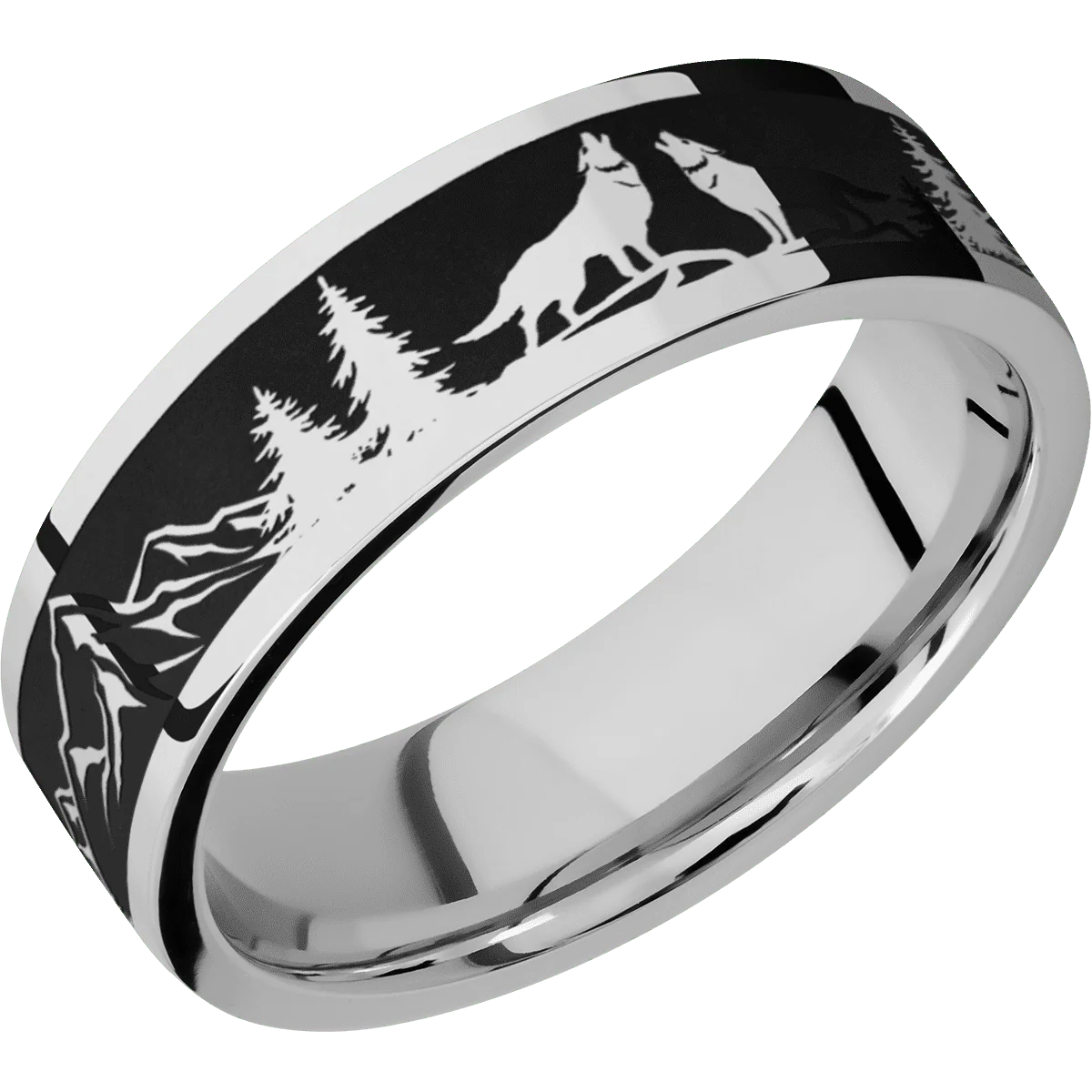 10K White Gold + Polish Finish - Image 2