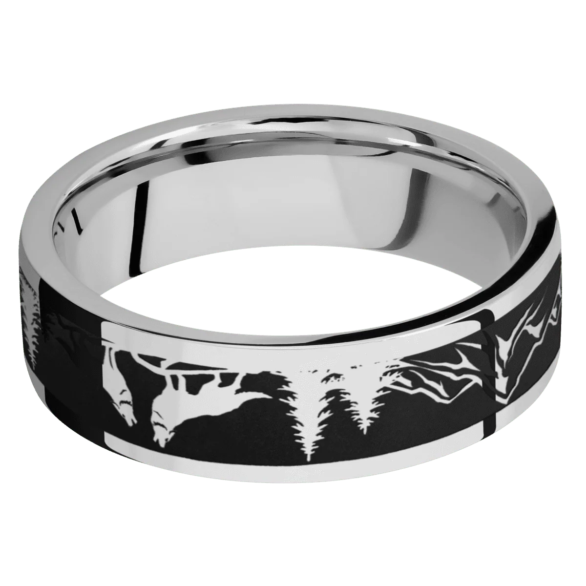10K White Gold + Polish Finish - Image 3