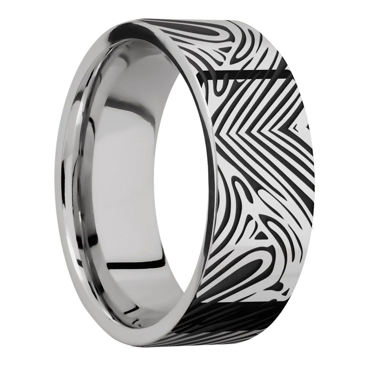 10K White Gold + Polish Finish