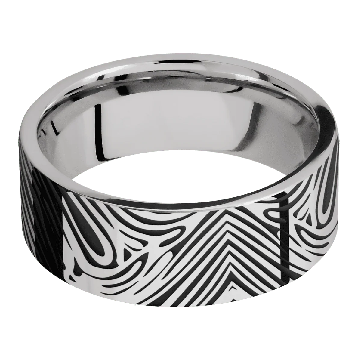 10K White Gold + Polish Finish - Image 3