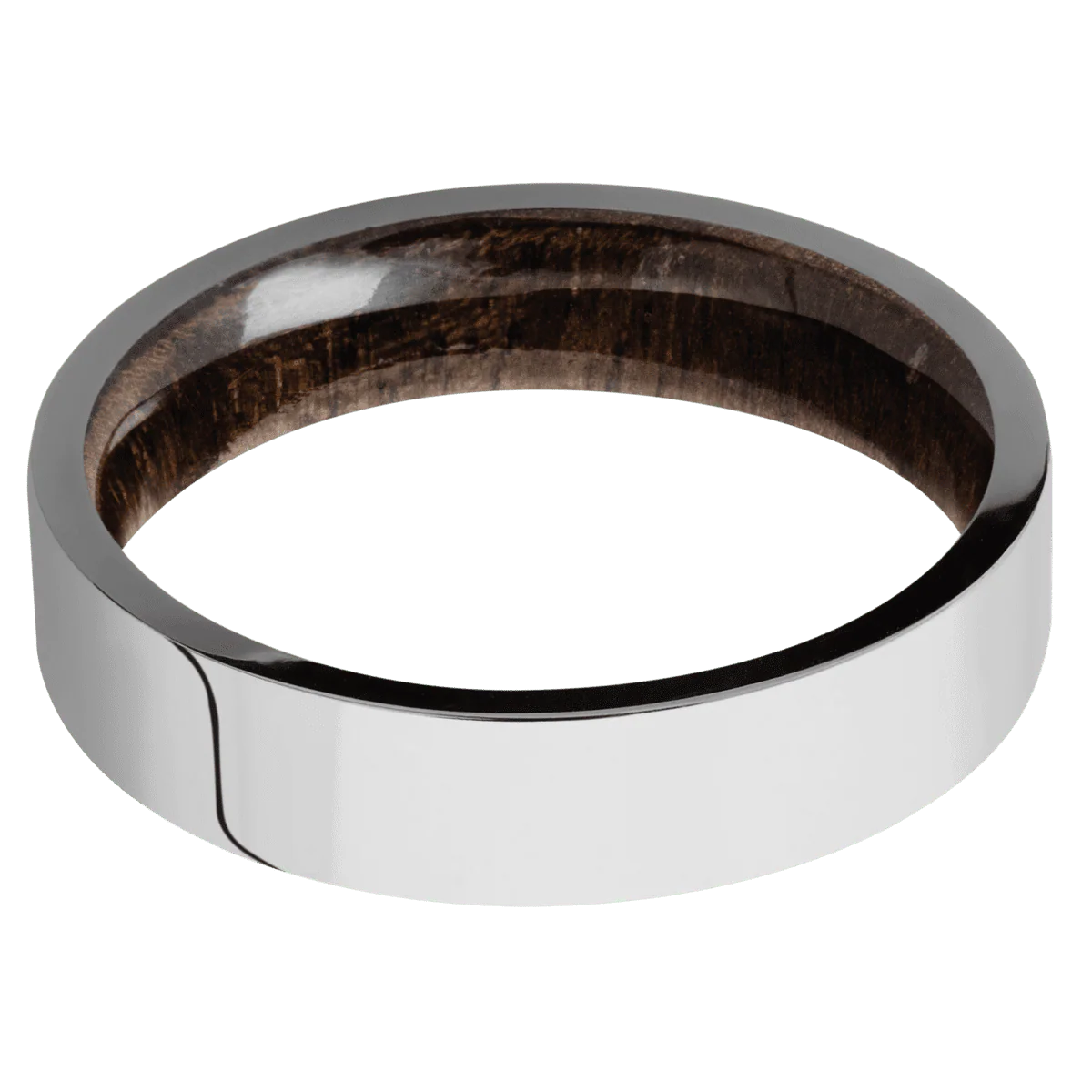 10K White Gold + Polish Finish + Walnut - Image 3