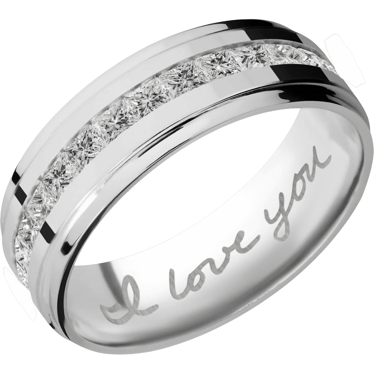 10K White Gold + Polish , Polish Finish - Image 2