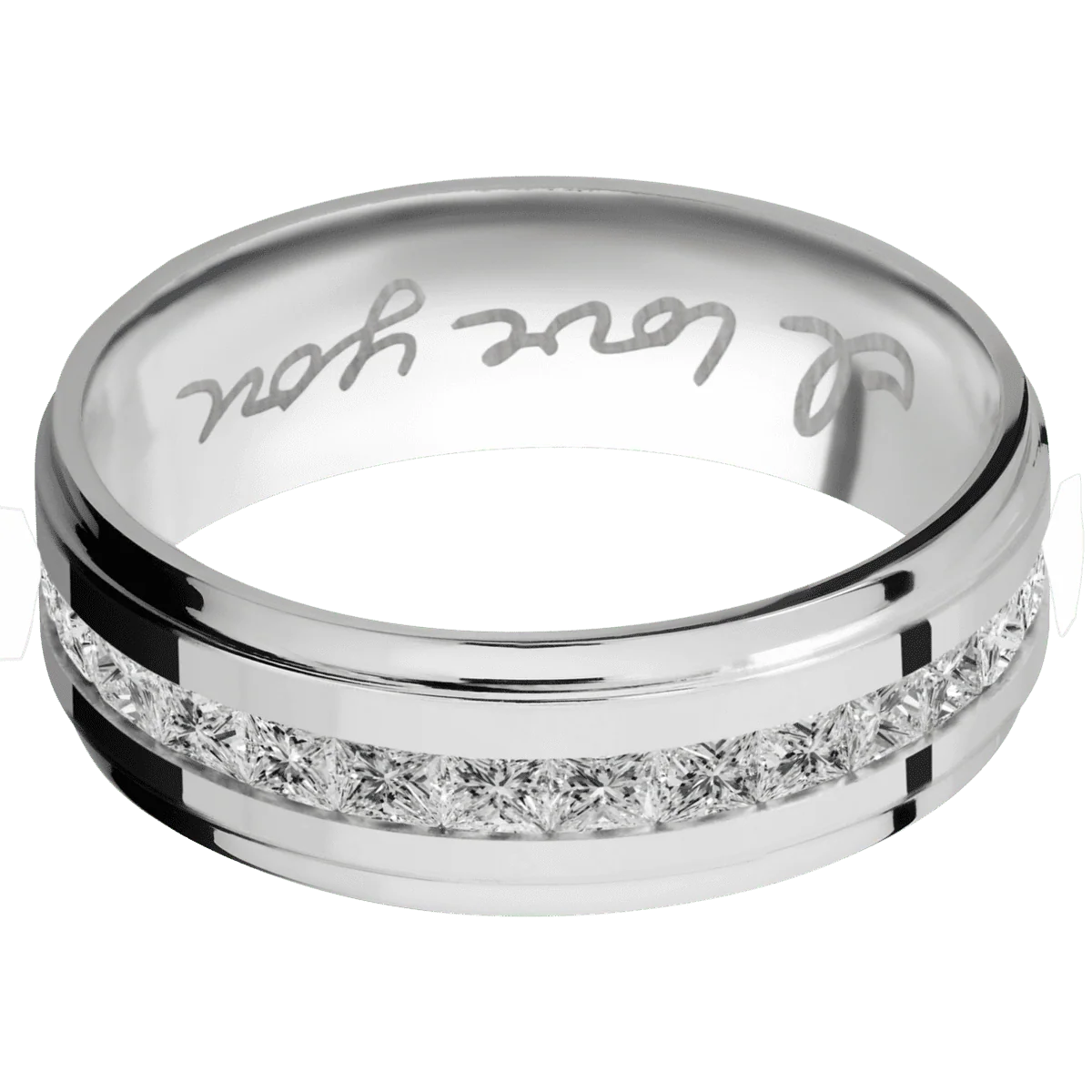 10K White Gold + Polish , Polish Finish - Image 3