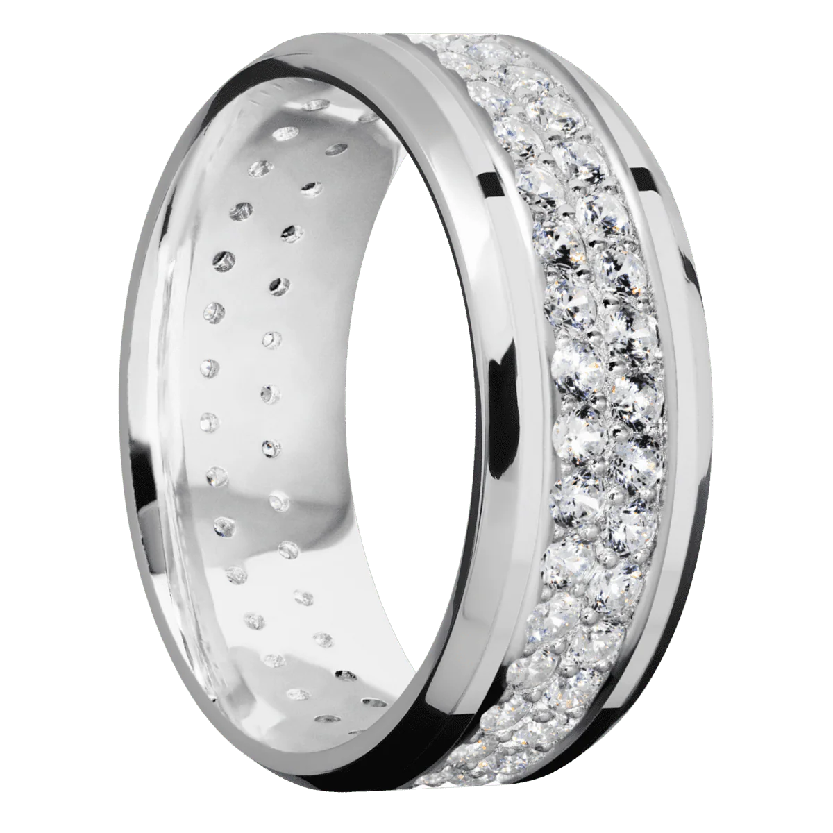 10K White Gold + Polish , Polish Finish