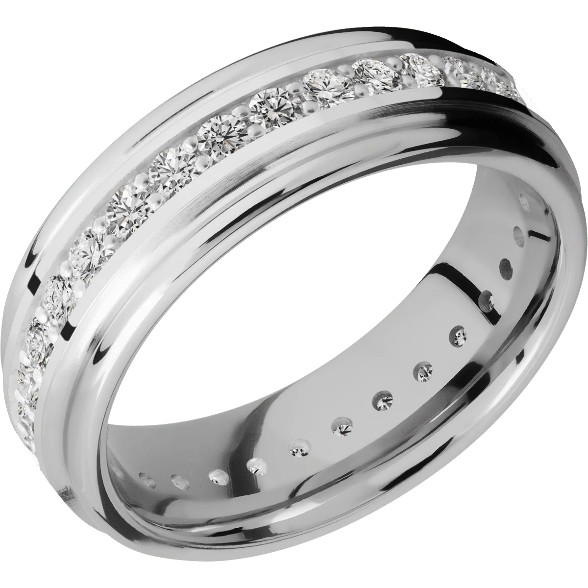 10K White Gold + Polish , Polish Finish - Image 2