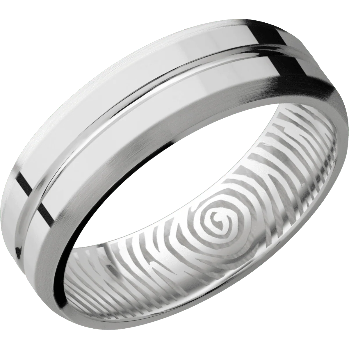 10K White Gold + Polish , Polish Finish - Image 2
