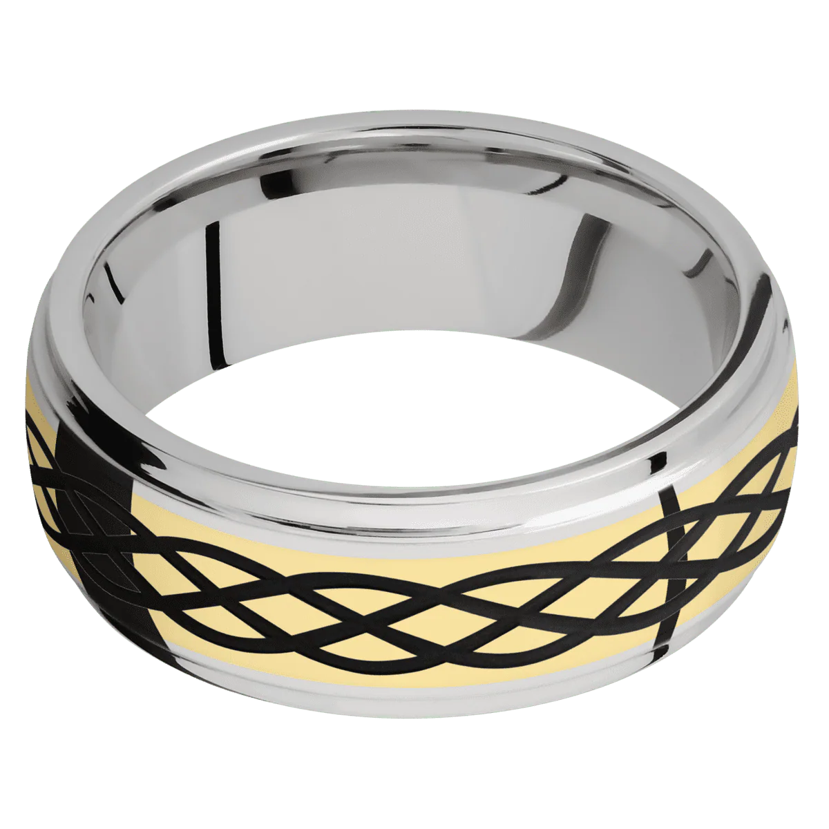 10K White Gold + Polish , Polish Finish - Image 3