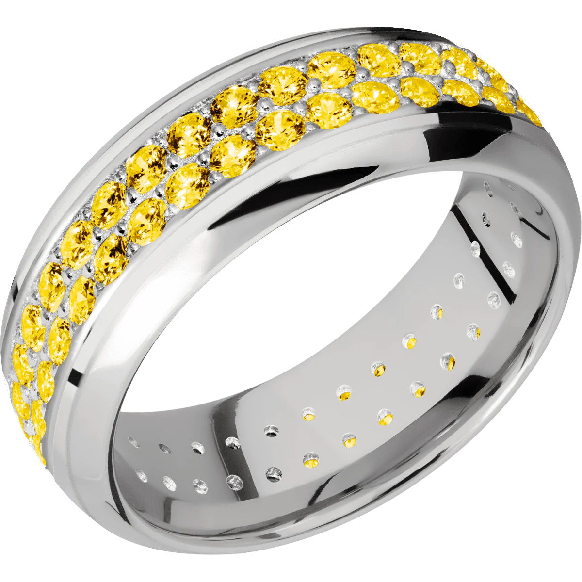 10K White Gold + Polish , Polish Finish - Image 2