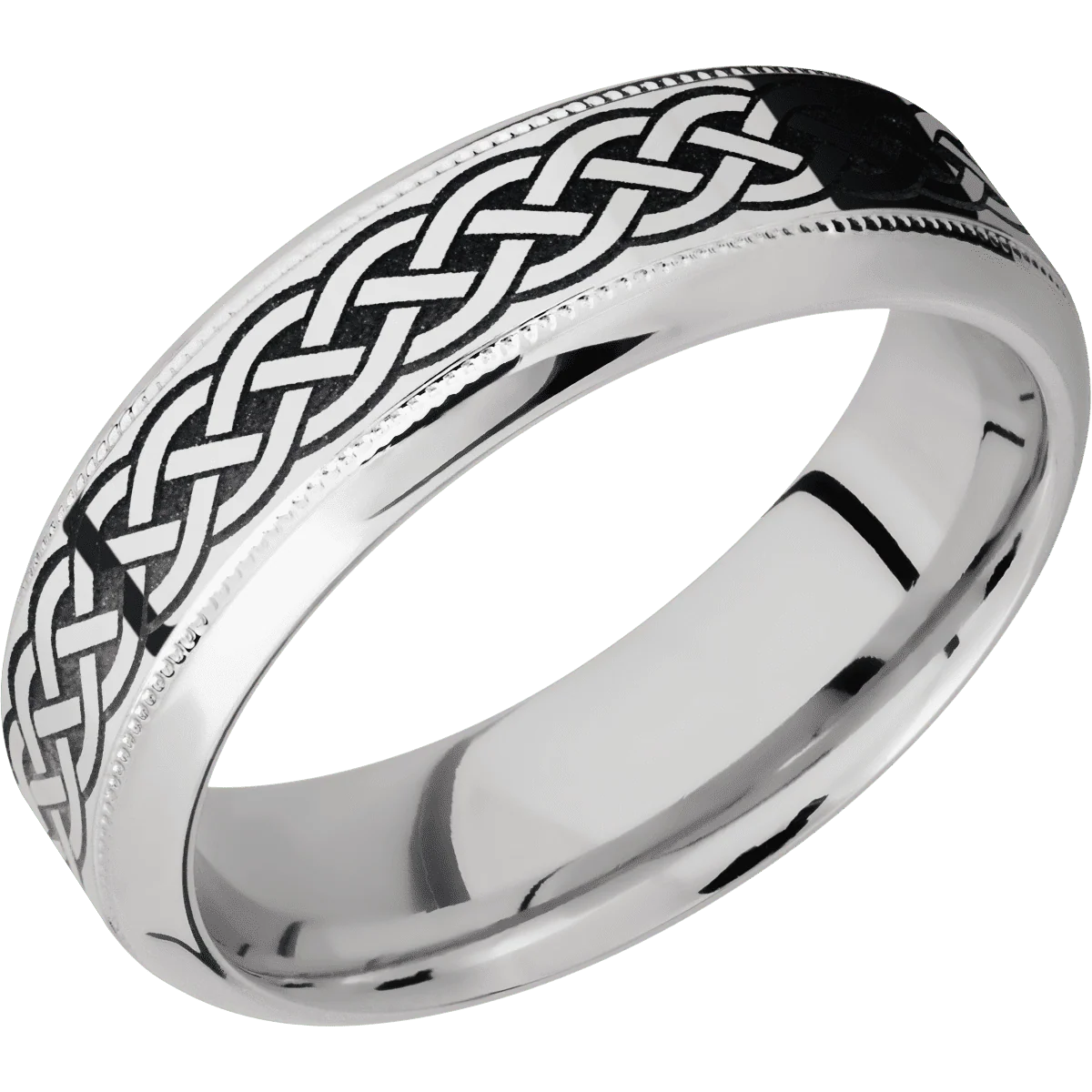 10K White Gold + Polish , Polish Finish - Image 2