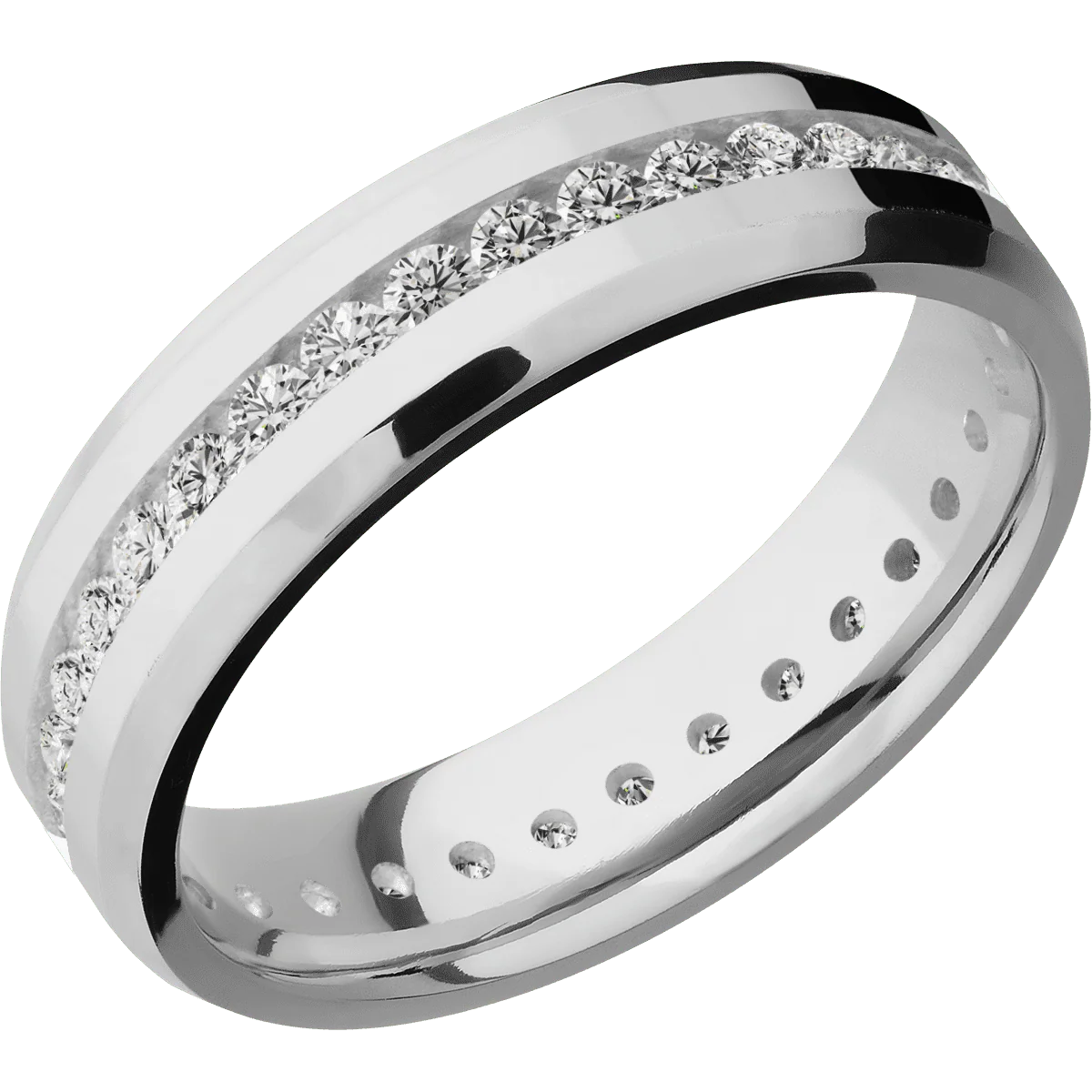 10K White Gold + Polish , Polish Finish - Image 2