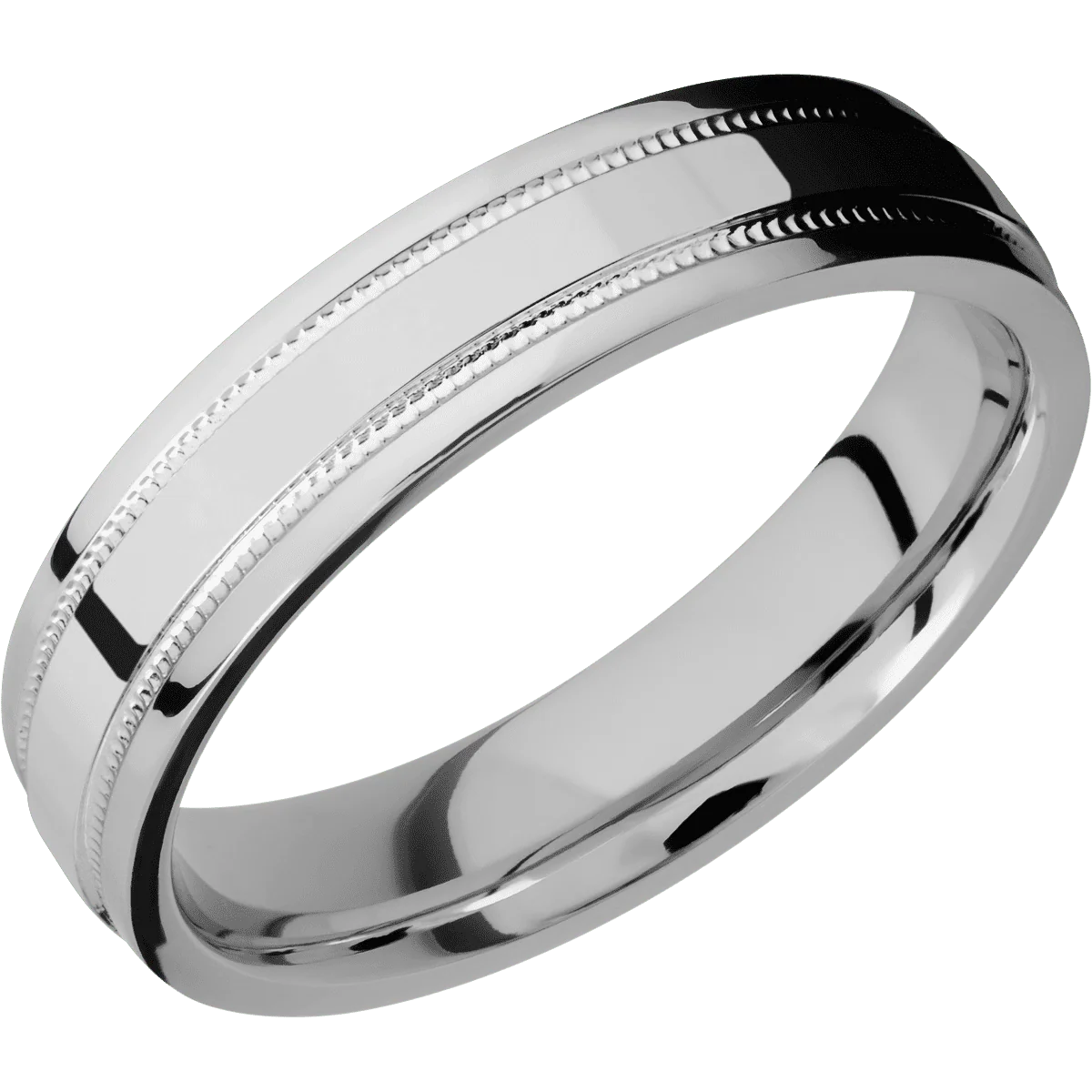 10K White Gold + Polish , Polish Finish - Image 2