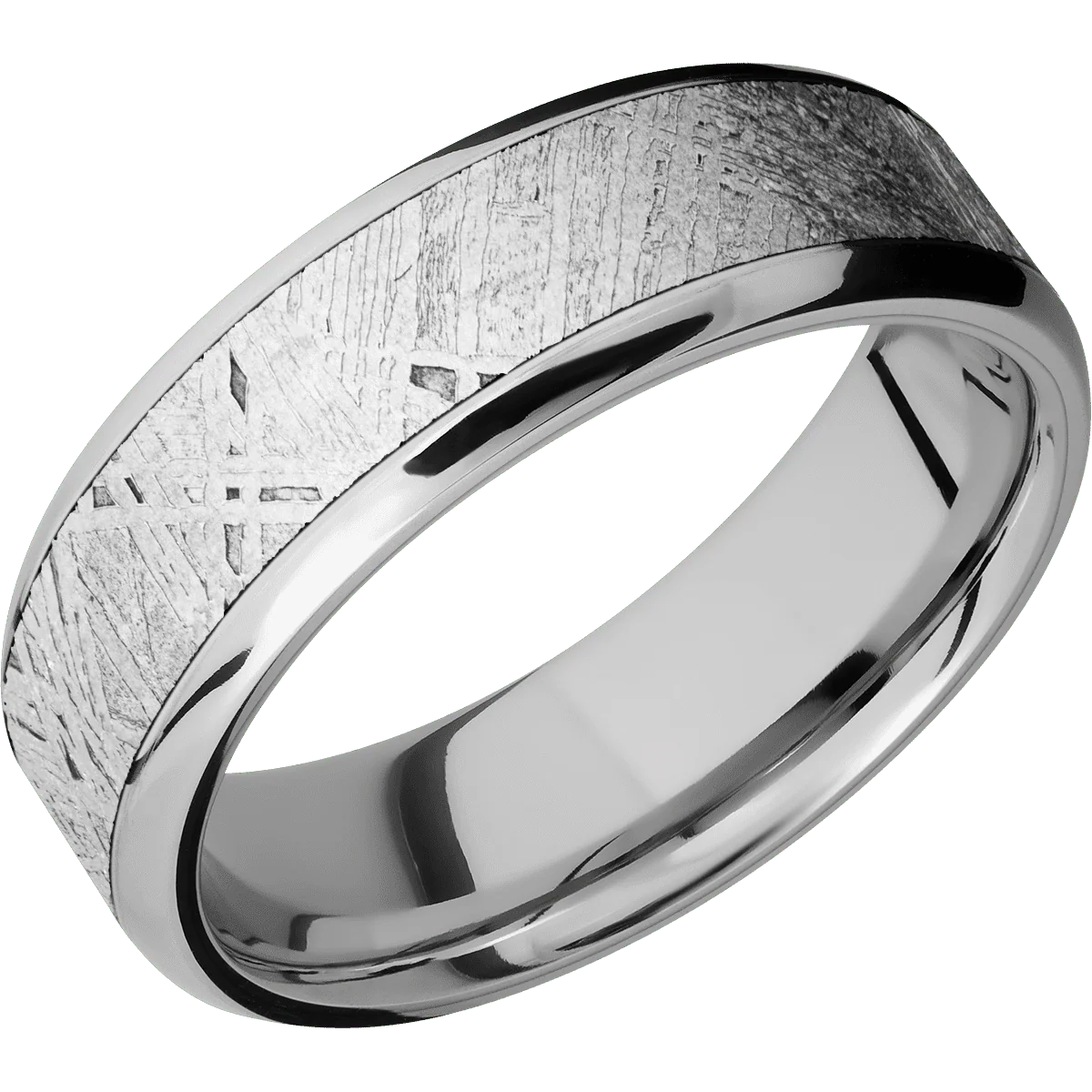 10K White Gold + Polish , Polish Finish + Palladium Silver - Image 2