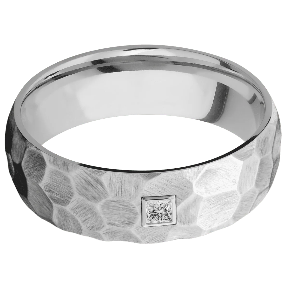10K White Gold + Rock Finish - Image 3
