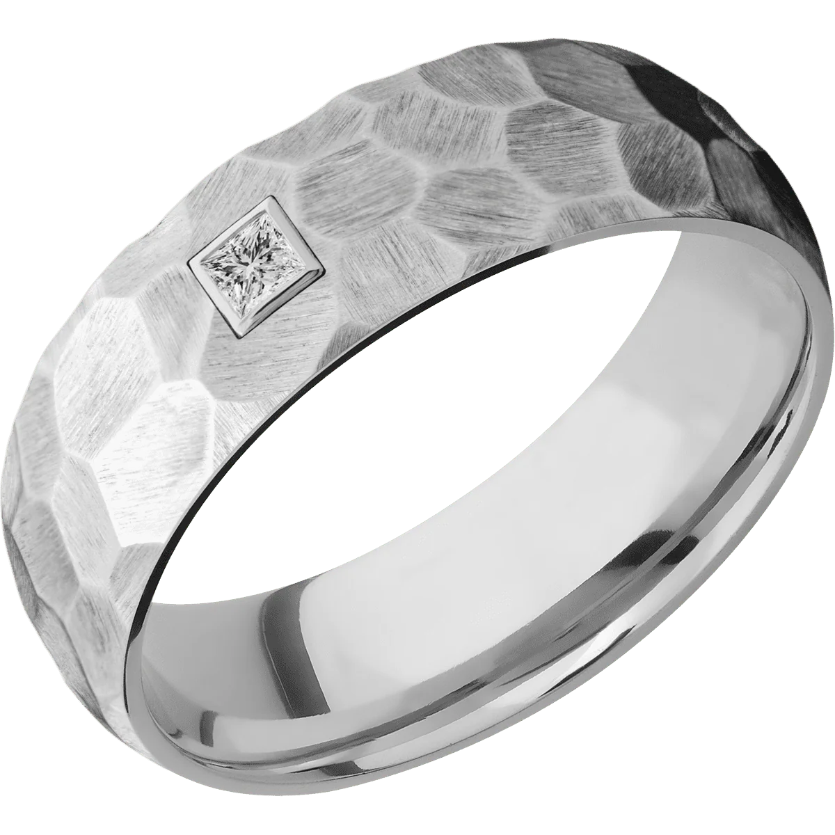 10K White Gold + Rock Finish - Image 2