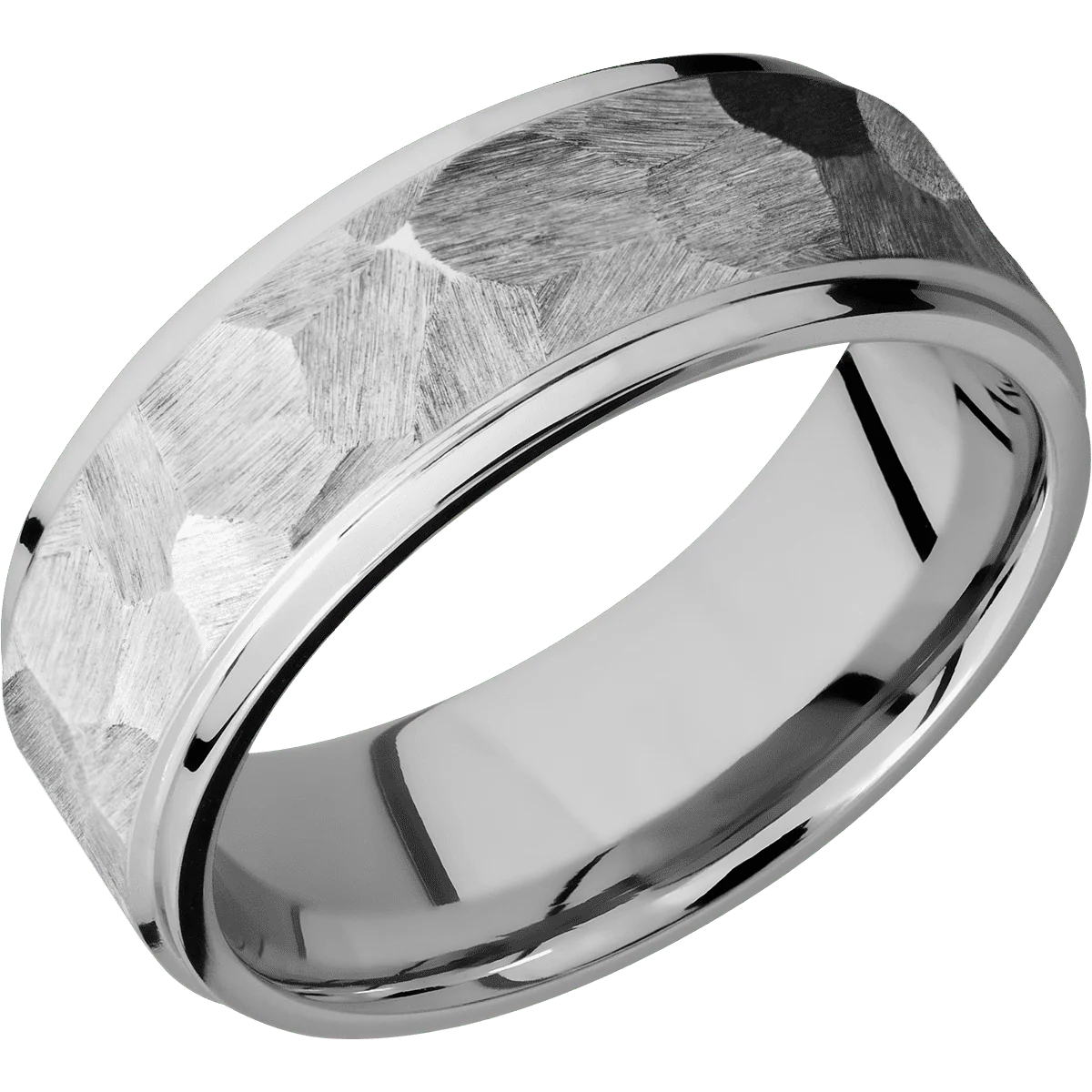 10K White Gold + Rock , Polish Finish - Image 2