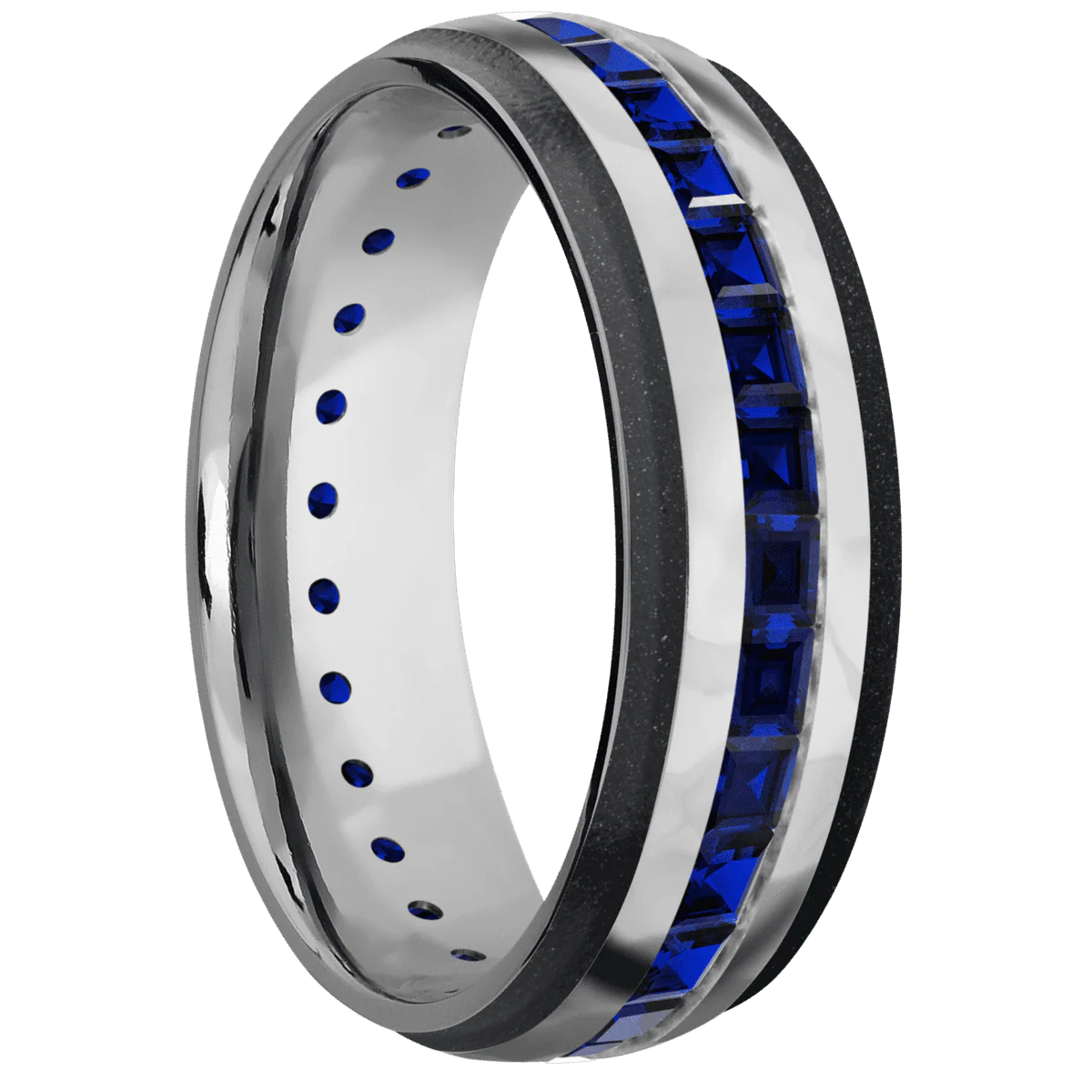 10K White Gold + Rockpolish , Satin Finish