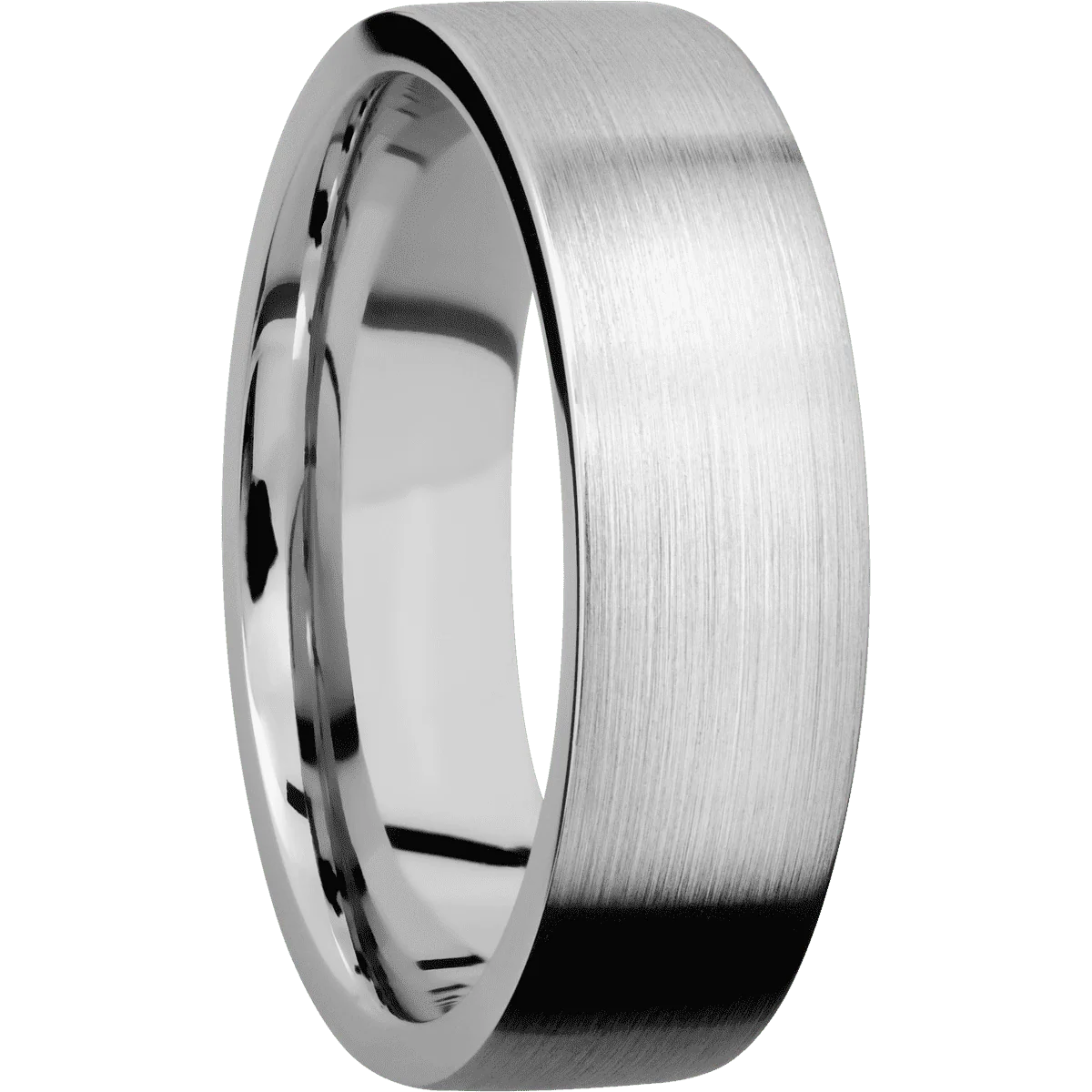 10K White Gold + Satin Finish