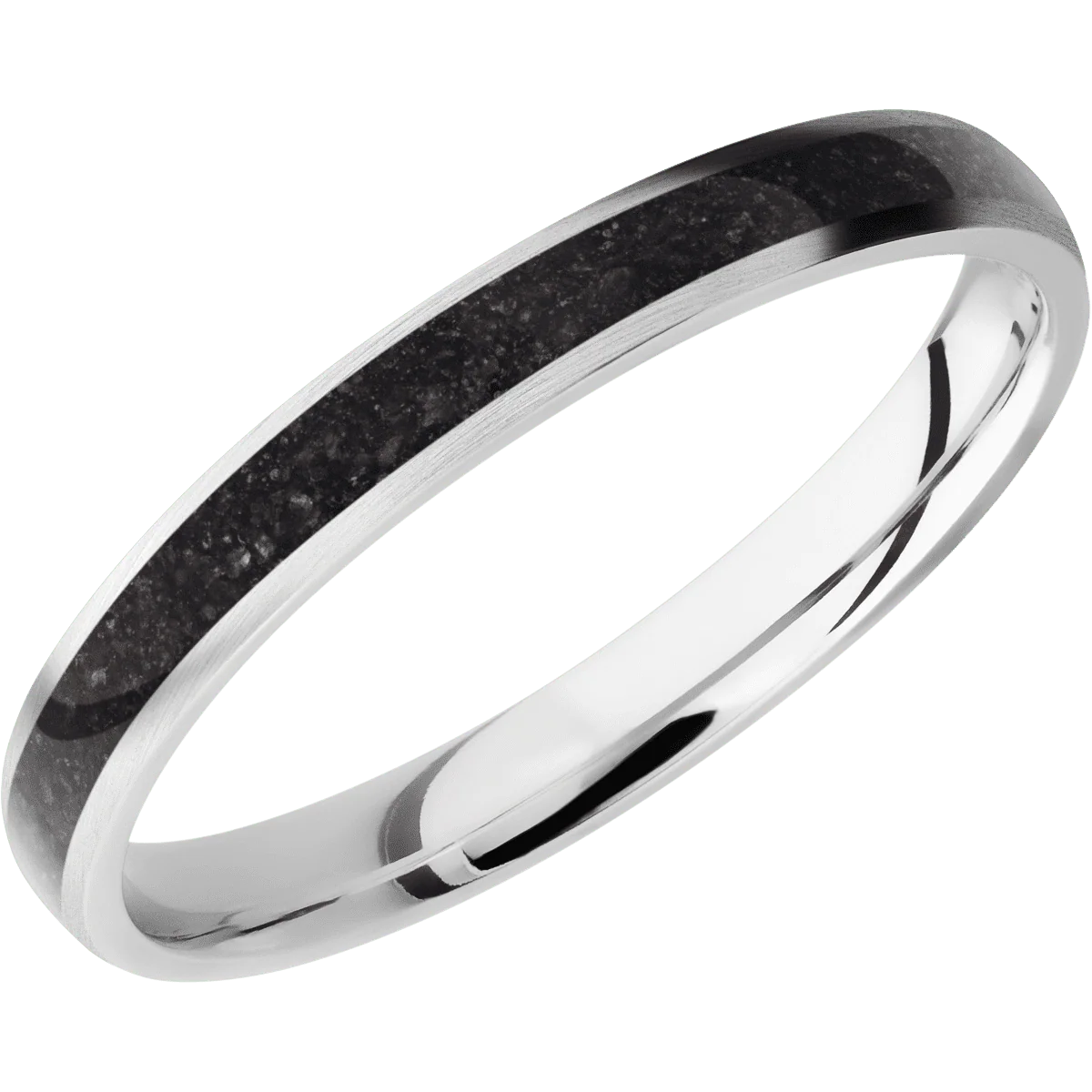 10K White Gold + Satin Finish - Image 2