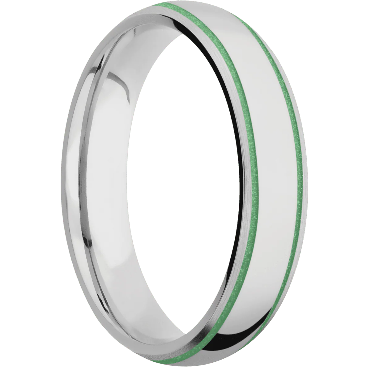 10K White Gold + Satin Finish