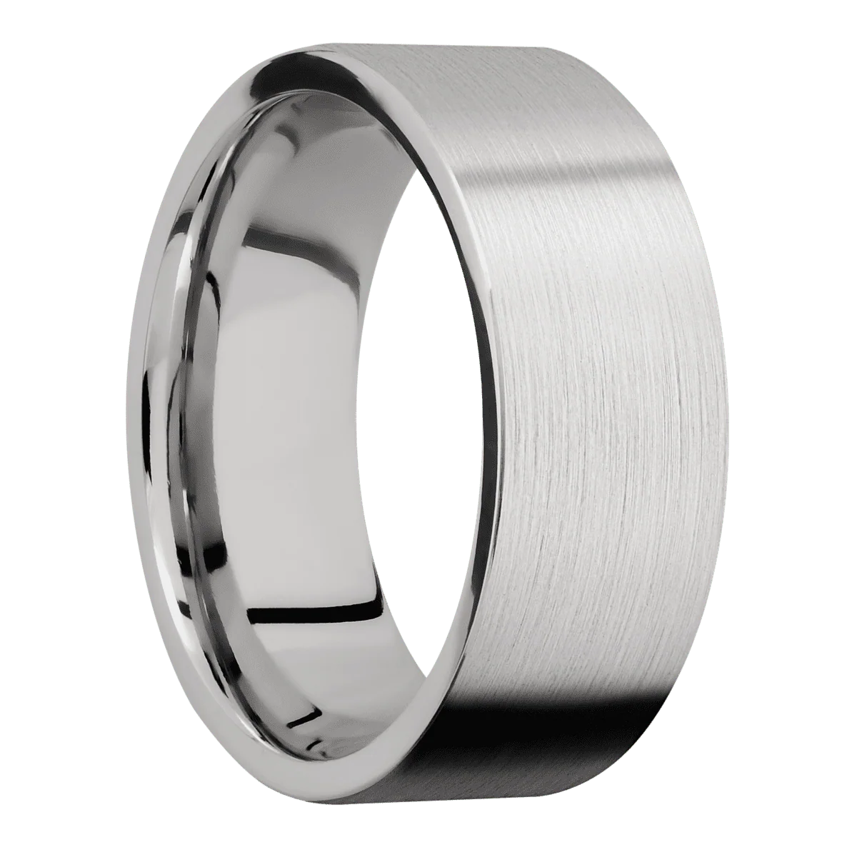 10K White Gold + Satin Finish