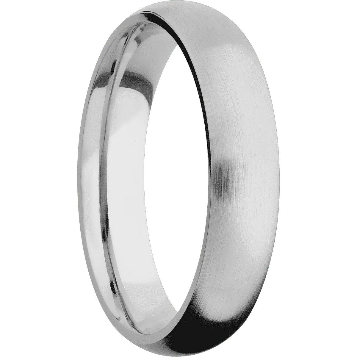 10K White Gold + Satin Finish
