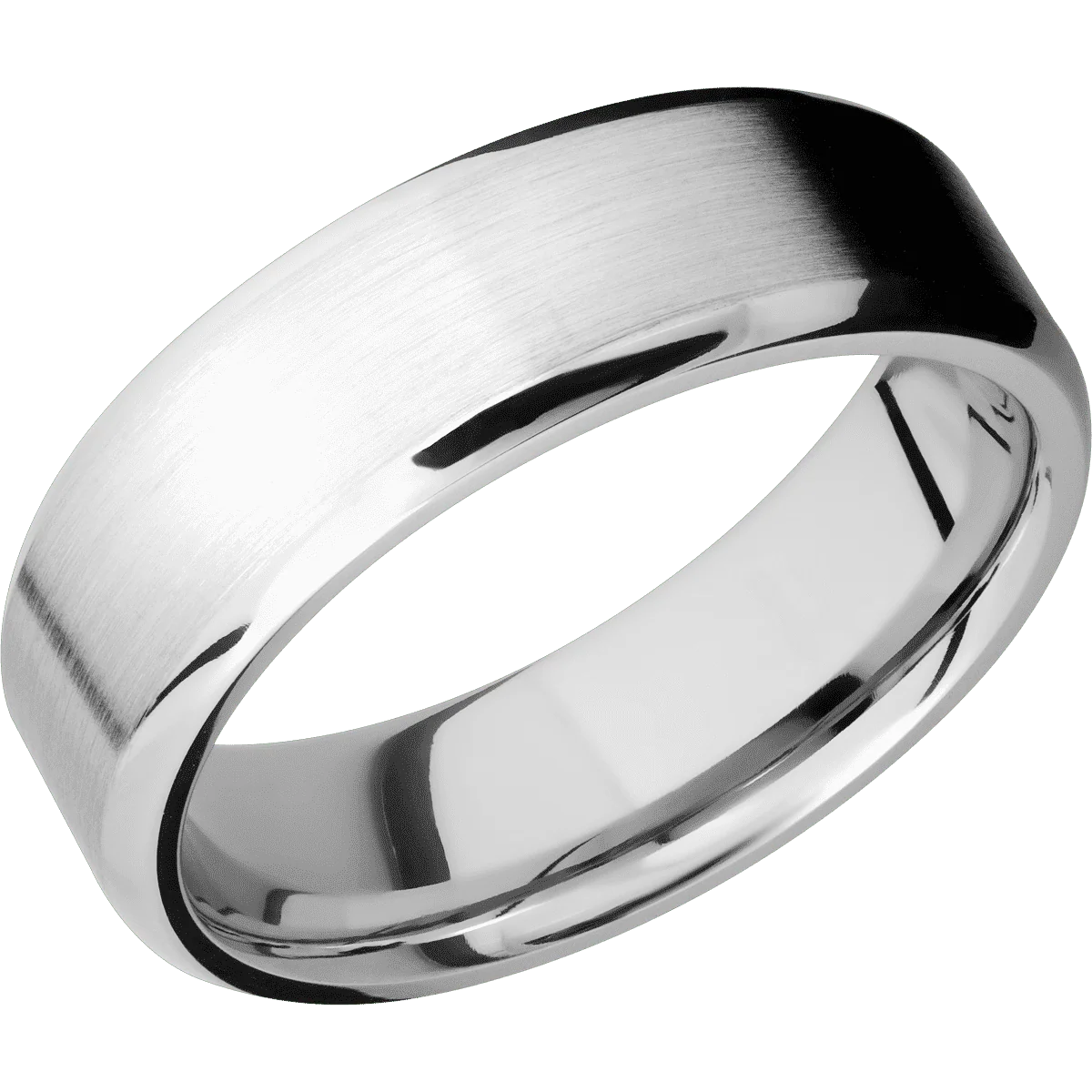 10K White Gold + Satin , Polish Finish - Image 2