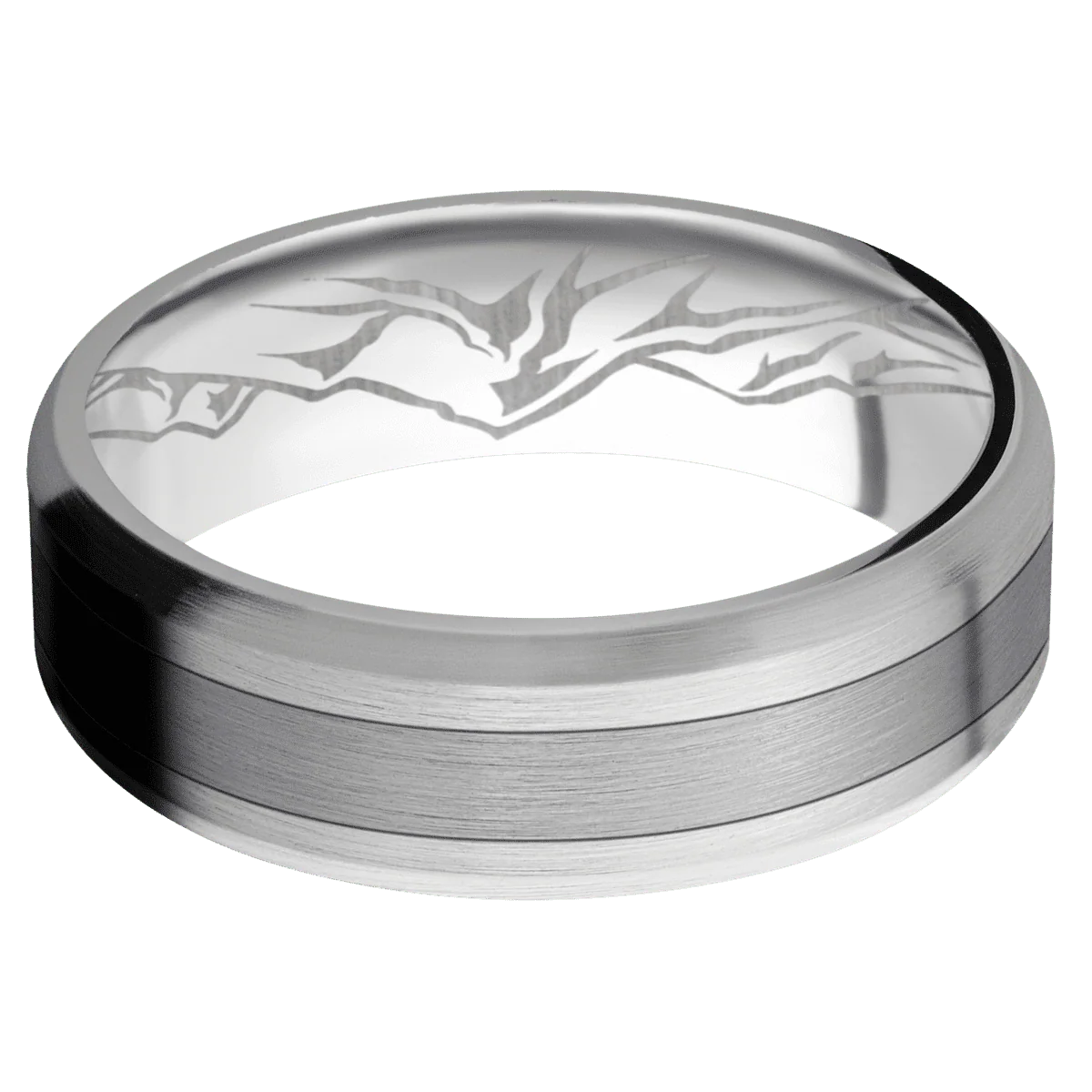 10K White Gold + Satin , Satin Finish - Image 3