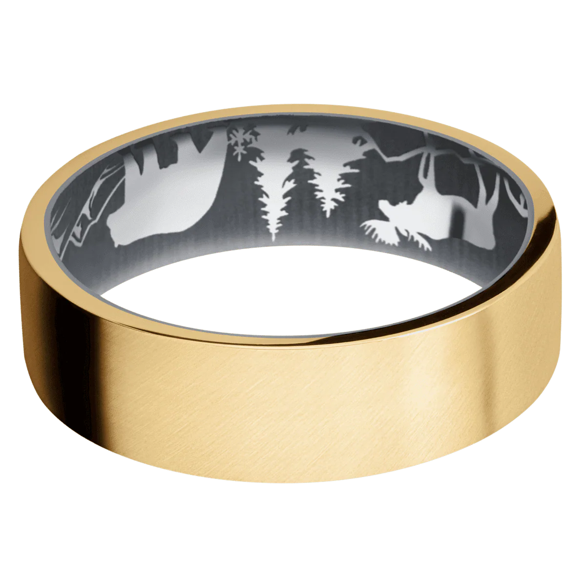10K Yellow Gold + Anglesatin Finish + Tantalum - Image 3