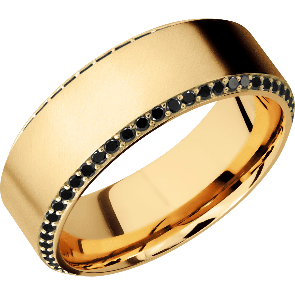 10K Yellow Gold + Anglesatin , Polish Finish - Image 2