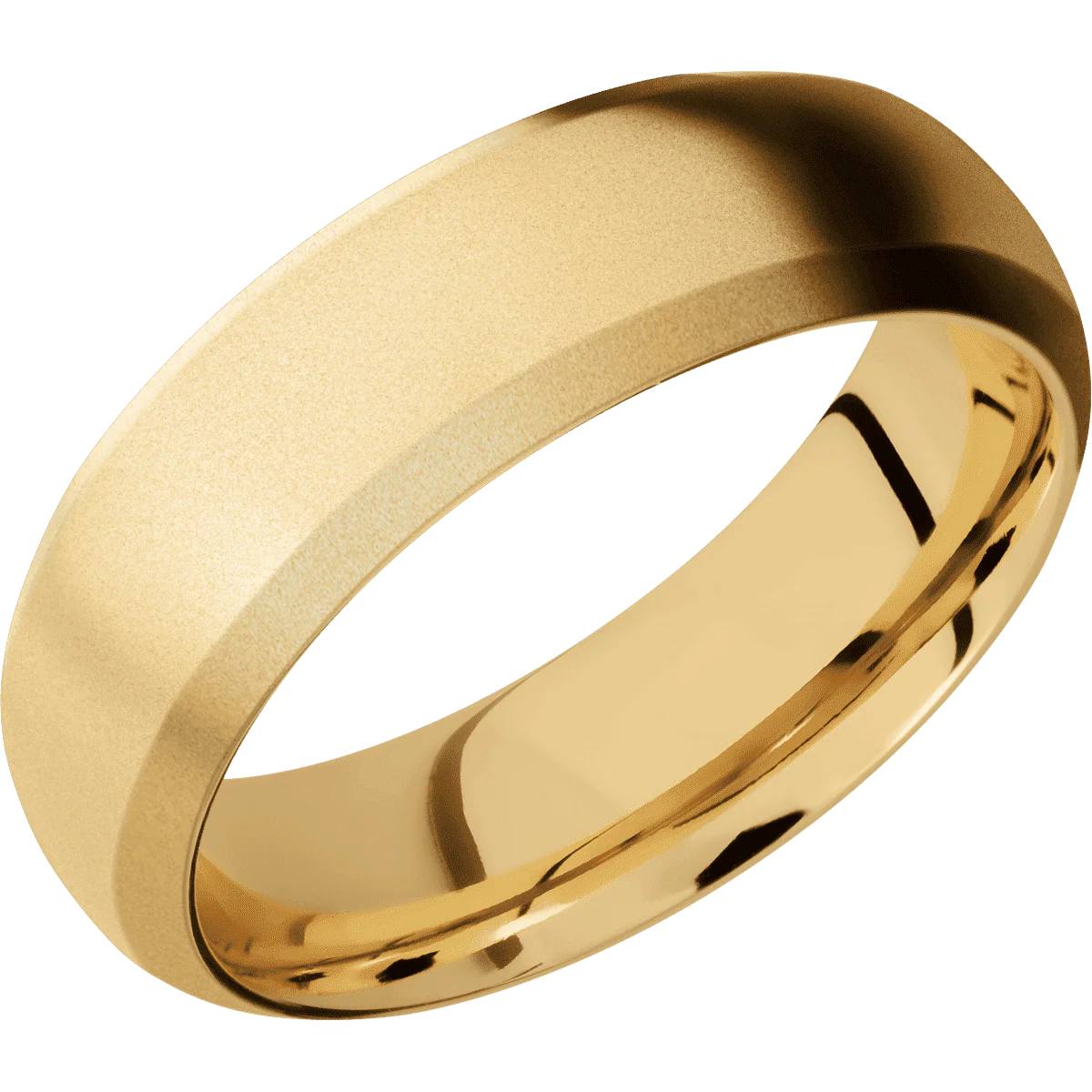 10K Yellow Gold + Bead , Bead Finish - Image 2
