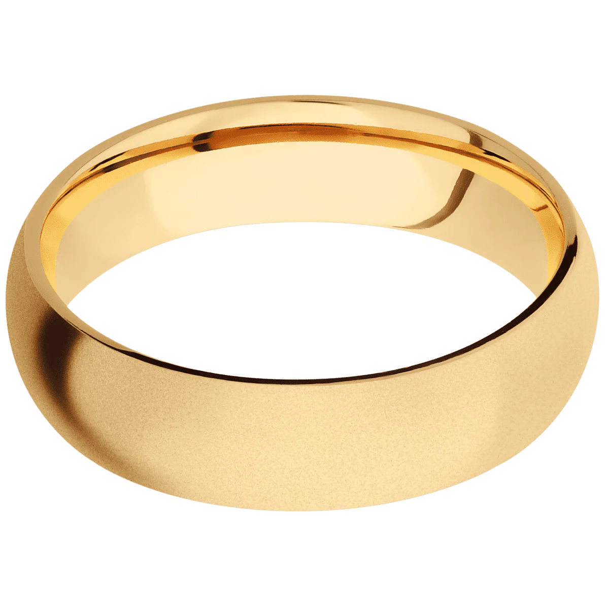 10K Yellow Gold + Bead Finish - Image 3