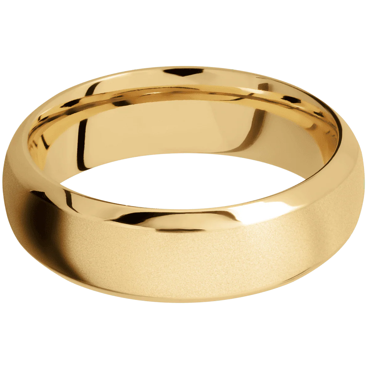 10K Yellow Gold + Bead , Polish Finish - Image 3