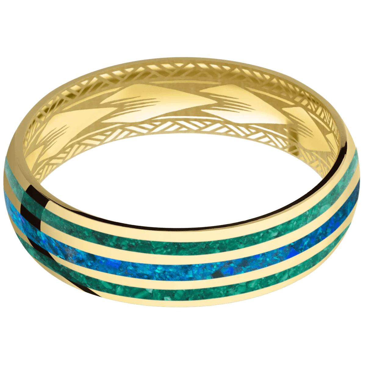 10K Yellow Gold + Polish Finish - Image 3