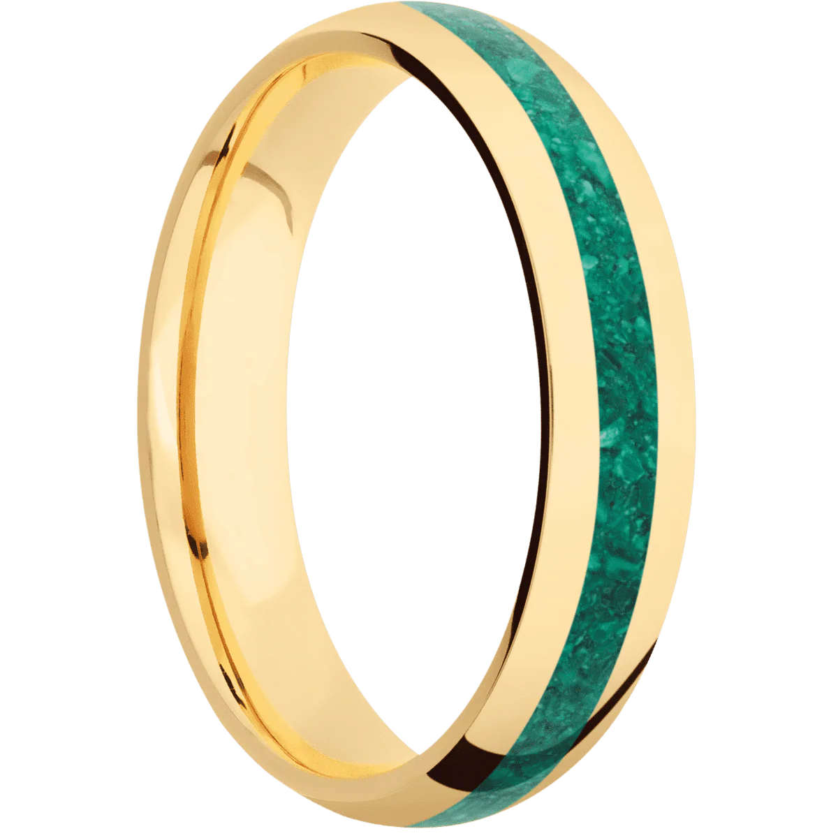 10K Yellow Gold + Polish Finish