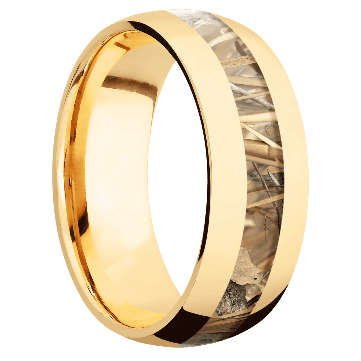 10K Yellow Gold + Polish Finish